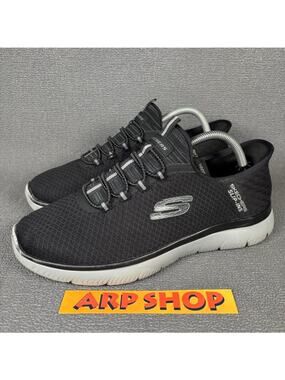 Skechers Slip-ins Summits High Range 232457W Size 7.5 Men's Black Running Shoes